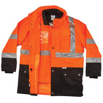 GloWear 8388 Thermal Jacket Kit, ANSI Class R3, Orange, 5XL (25559)