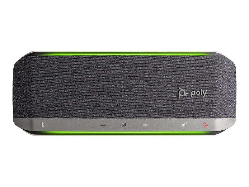 Poly Sync 40+ Bluetooth Speakerphone with BT600, Black/Silver (772C5AA)