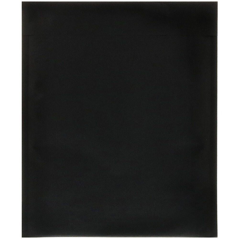 JAM Paper® Bubble Lite Padded Mailers, 9 x 12, Black Kraft, 100/Pack (kp9x12bld)