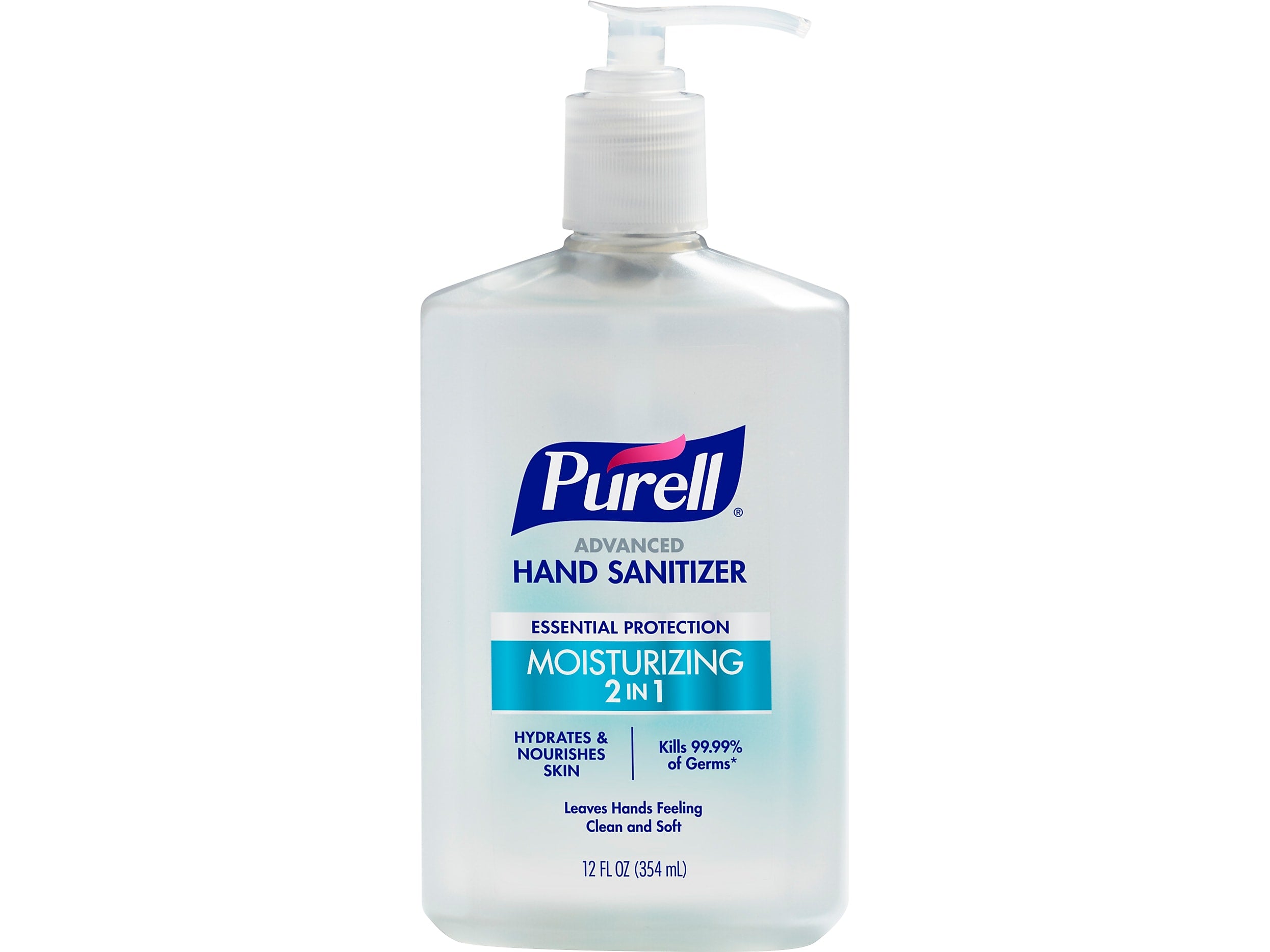 PURELL 2in1 Moisturizing Advanced 70% Alcohol Gel Hand Sanitizer, 12 oz (3698-12)