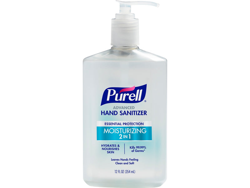 PURELL 2in1 Moisturizing Advanced 70% Alcohol Gel Hand Sanitizer, 12 oz (3698-12)