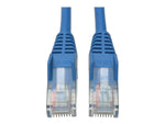Tripp Lite 2 ft. RJ-45 to RJ-45 Cat5e Snagless Molded Patch Cable, Male,  Blue (N001-002-BL)
