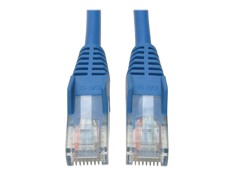 Tripp Lite 2 ft. RJ-45 to RJ-45 Cat5e Snagless Molded Patch Cable, Male,  Blue (N001-002-BL)