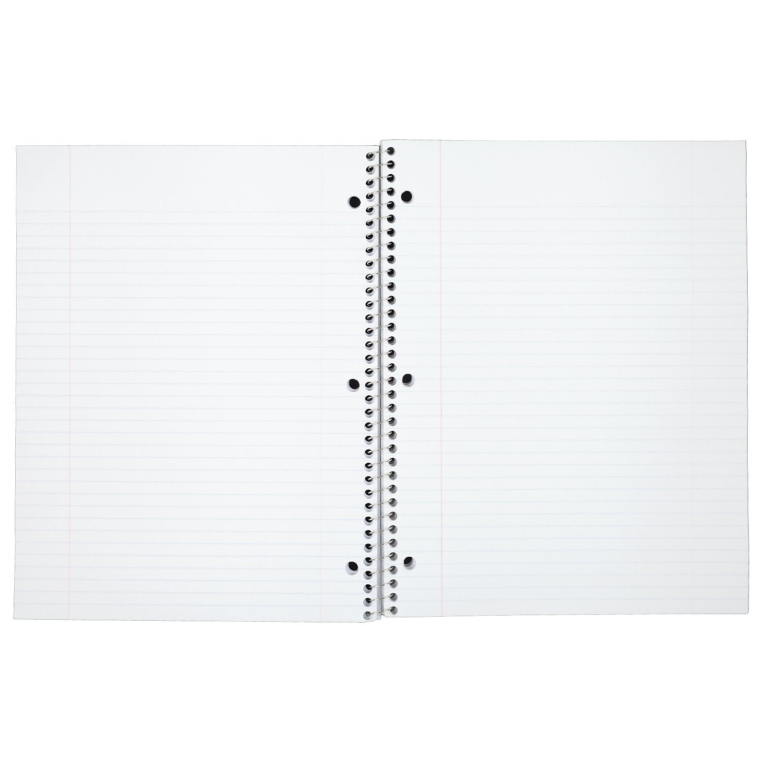 Mead 1-Subject Notebooks, 8" x 11", College Ruled, 100 Sheets (6622)