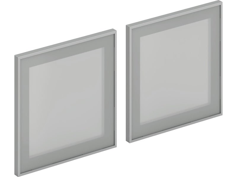 HON Mod 16" Glass Door, Frosted Glass, 3/Set (HLPLDR48GS)
