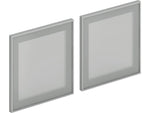 HON Mod 15" Glass Door, Frosted Glass, 2/Set (HLPLDR60GS)