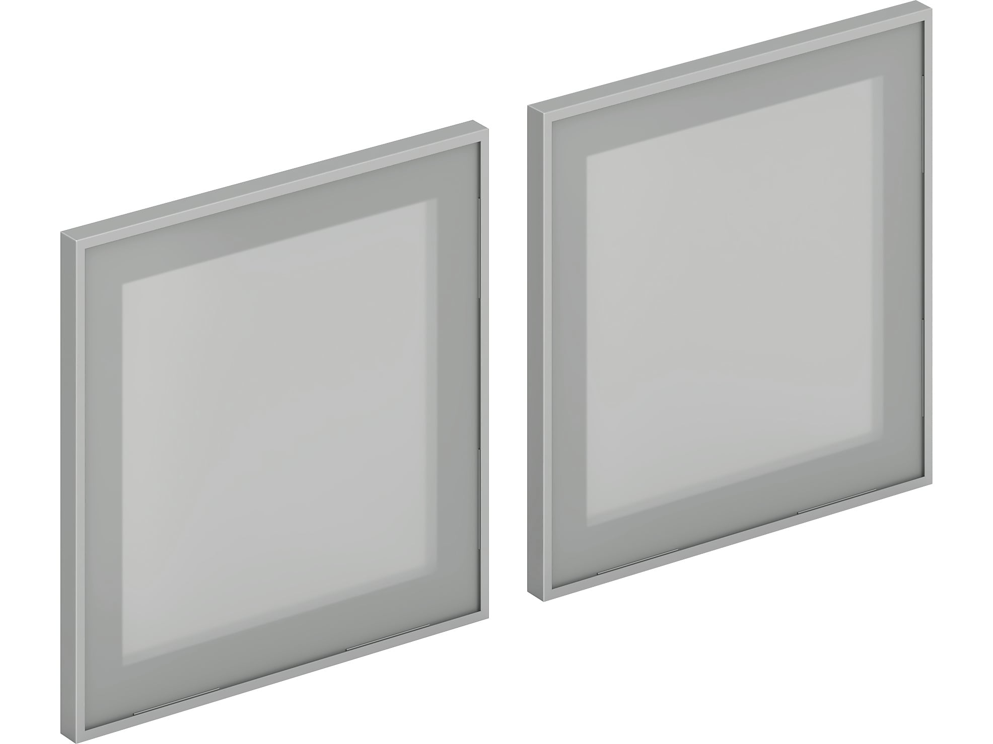 HON Mod 15" Glass Door, Frosted Glass, 2/Set (HLPLDR60GS)