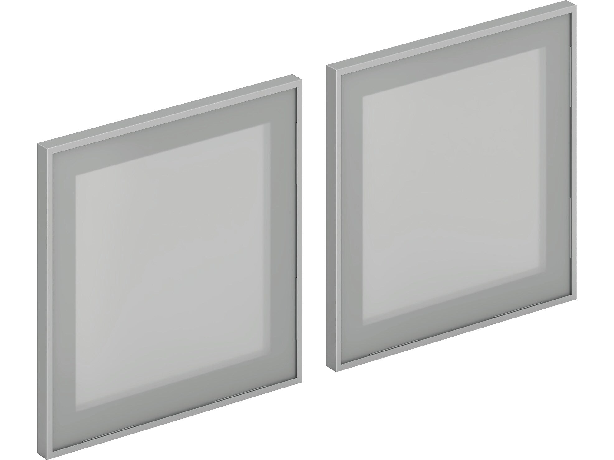HON Mod 18" Glass Door, Frosted Glass, 2/Set (HLPLDR72GS)