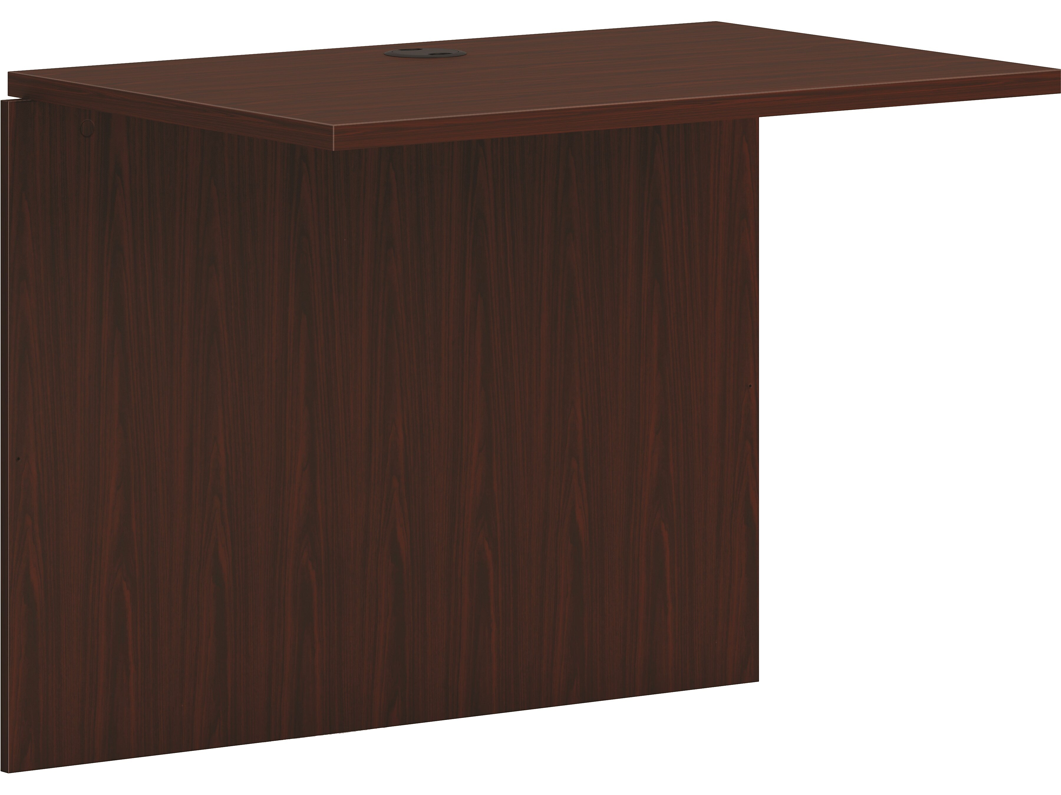 HON Mod 36" Desk Bridge, Traditional Mahogany (HLPLB3624.LTM1)