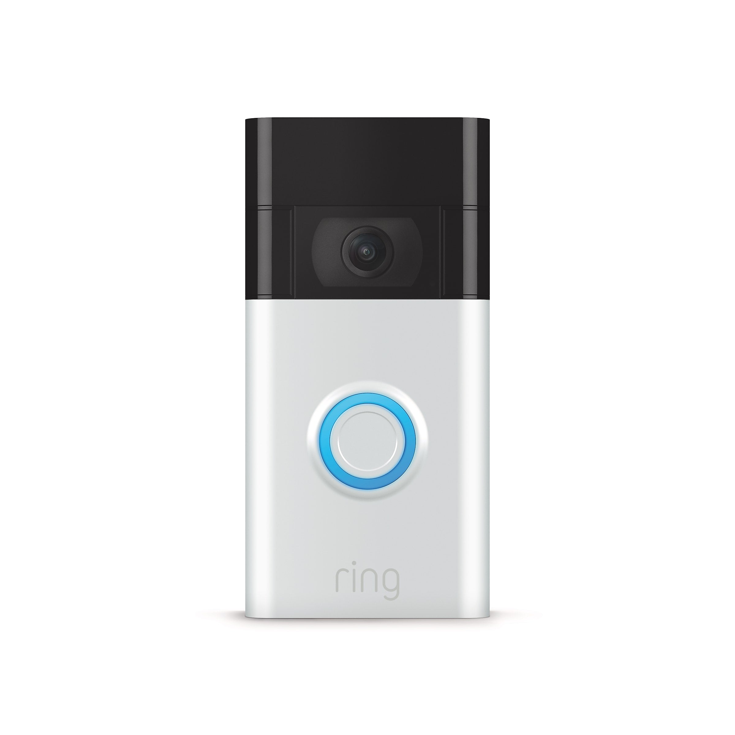 Ring WiFi Wired/Wireless Smart Video Doorbell, Silver (6022381)