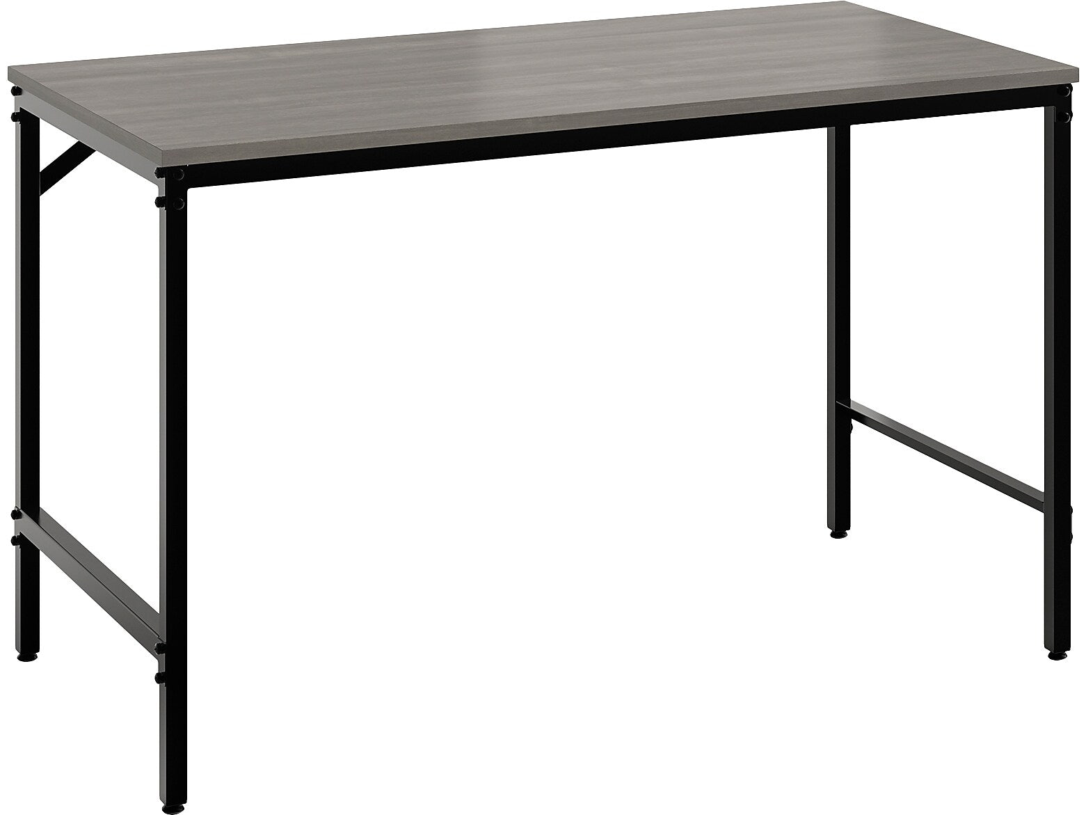 Safco Simple 46" Workstation Desk, Sterling Ash (5272BLGR)