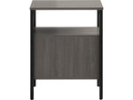 Safco Simple 2-Shelf Bookcase, 29.6"H x 23.5"W x 14"D, Sterling Ash (5507BLGR)