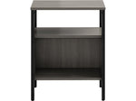 Safco Simple 2-Shelf Bookcase, 29.6"H x 23.5"W x 14"D, Sterling Ash (5507BLGR)