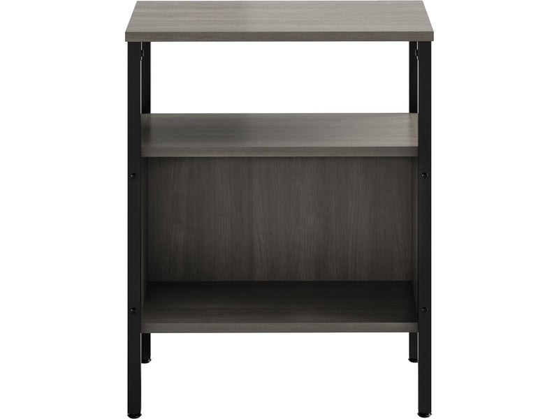 Safco Simple 2-Shelf Bookcase, 29.6"H x 23.5"W x 14"D, Sterling Ash (5507BLGR)