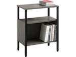 Safco Simple 2-Shelf Bookcase, 29.6"H x 23.5"W x 14"D, Sterling Ash (5507BLGR)