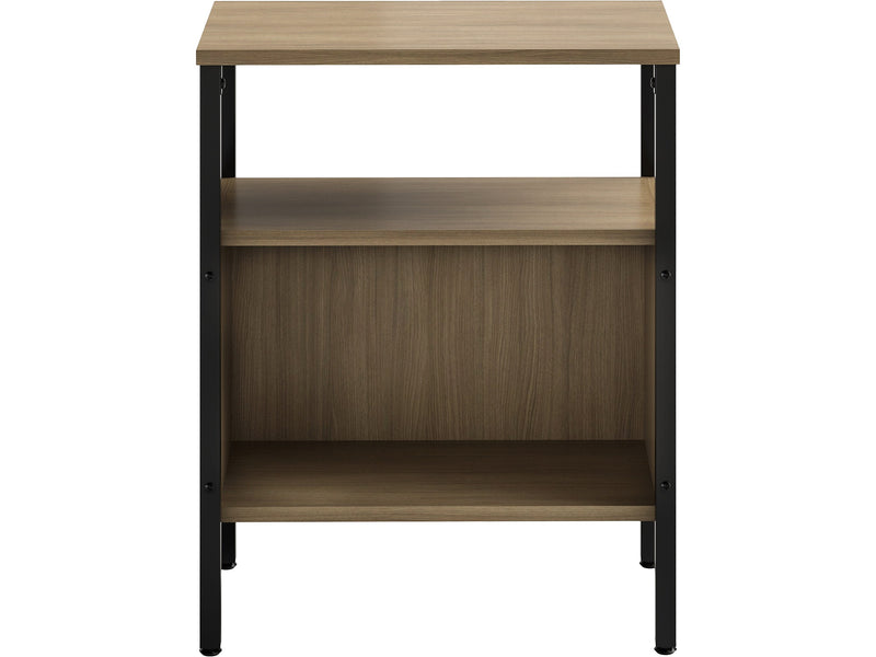 Safco Simple 2-Shelf Bookcase, 29.6"H x 23.5"W x 14"D, Neowalnut (5507BLWL)