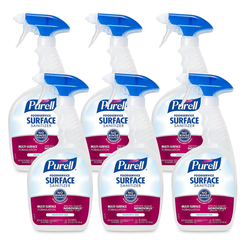 PURELL Foodservice Surface Sanitizer Spray, 32 Fl. Oz., 6/Carton (3341-06)