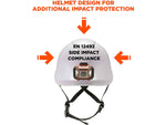 Ergodyne Skullerz 8974 Class E Safety Helmet & LED Light with MIPS Technology, 6-Point Suspension, White (60201)