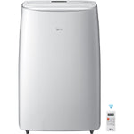 LG DUAL Inverter 115-Volt 14000 BTU (10000 BTU DOE) Portable Air Conditioner with Remote, WiFi Enabled, White (LP1419IVSM)
