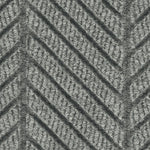 M+A Matting WaterHog Max Herringbone Fashion Mat, Universal Cleated, 3' x 5', Grey Ash  (22417335070)