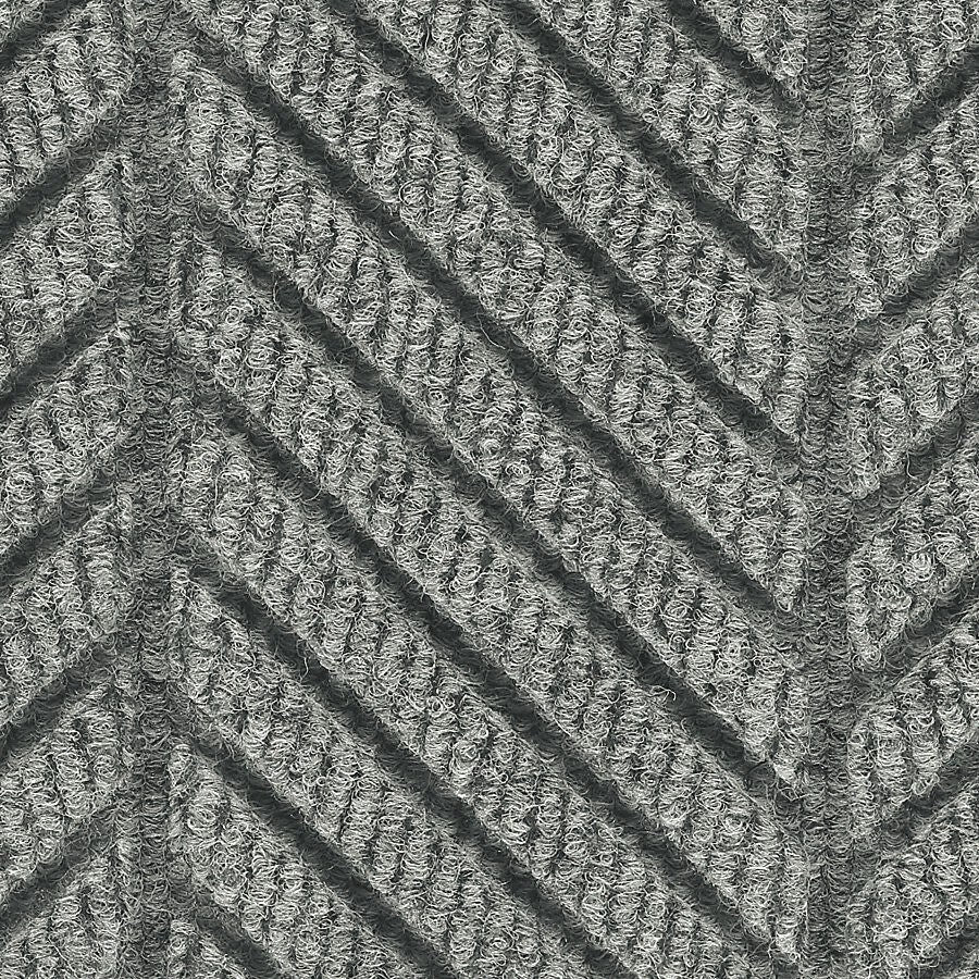 M+A Matting WaterHog Max Herringbone Classic Mat, Smooth, 3' x 10', Grey Ash (224073000000)