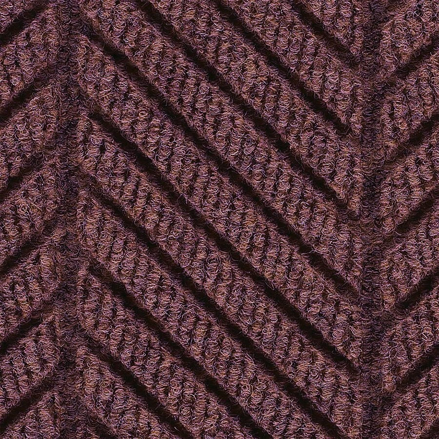 M+A Matting WaterHog Max Herringbone Classic Mat, Smooth, 3' x 5', Maroon (22407435170)