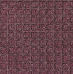 M+A Matting WaterHog Squares Classic Mat, Universal Cleated, 3' x 5', Bordeaux (2006035070)