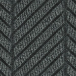 M+A Matting WaterHog Max Herringbone Classic Mat, Universal Cleated, 2' x 3', Black Smoke (22407023070)