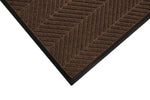 M+A Matting WaterHog Max Herringbone Classic Mat, Universal Cleated, 2' x 3', Chestnut Brown (22407523070)