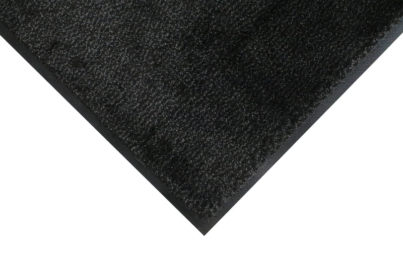 M + A Matting Classic MicroLuxx Commercial Entrance Floor Mat, 3.75' x 5.75', Black (12016646150)