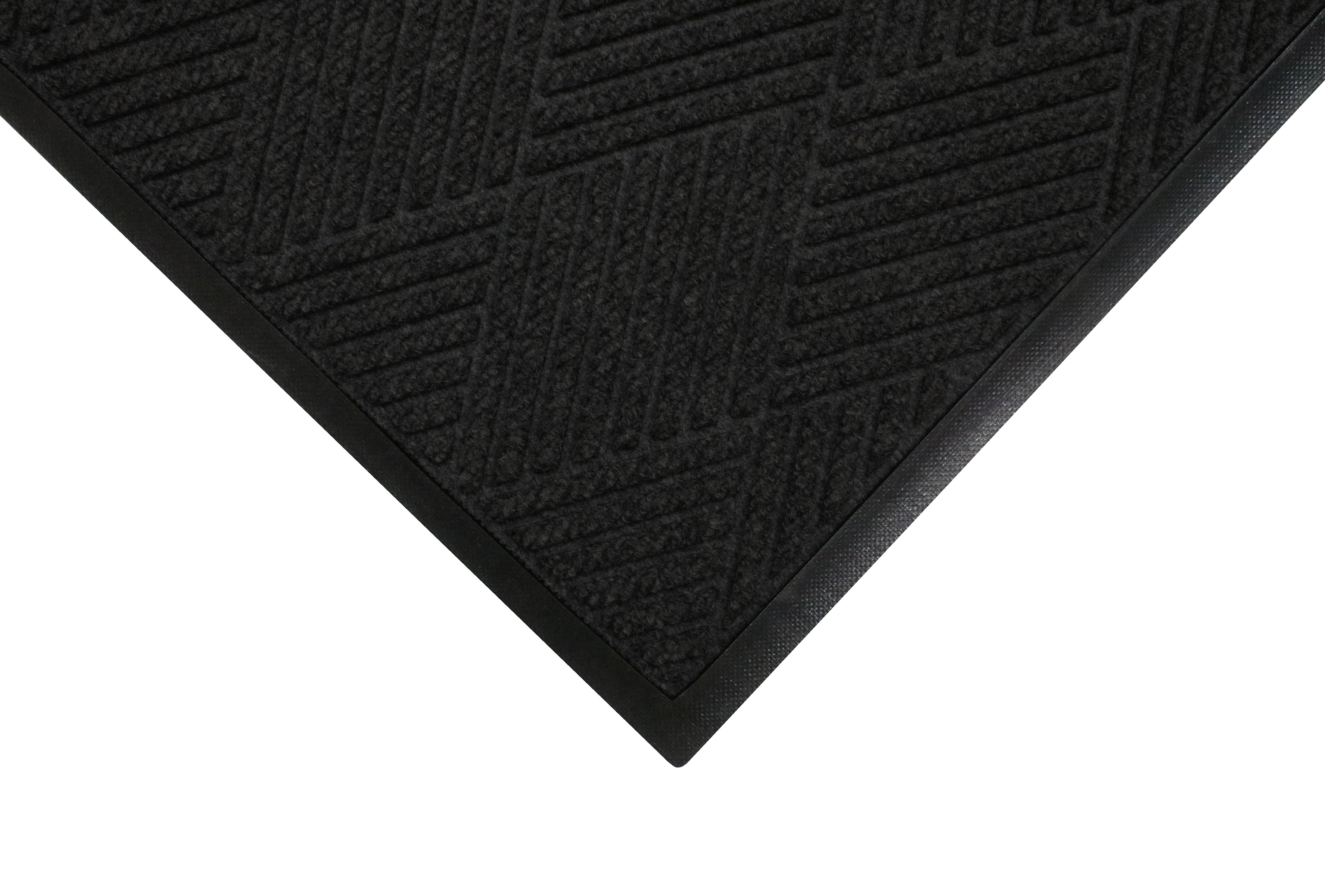 M+A Matting WaterHog Max Diamond Classic Mat, Universal Cleated, 2' x 3', Black Smoke (22957023070)