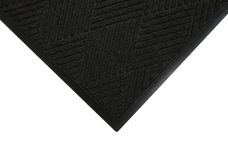 M+A Matting WaterHog Max Diamond Classic Mat, Universal Cleated, 2' x 3', Black Smoke (22957023070)