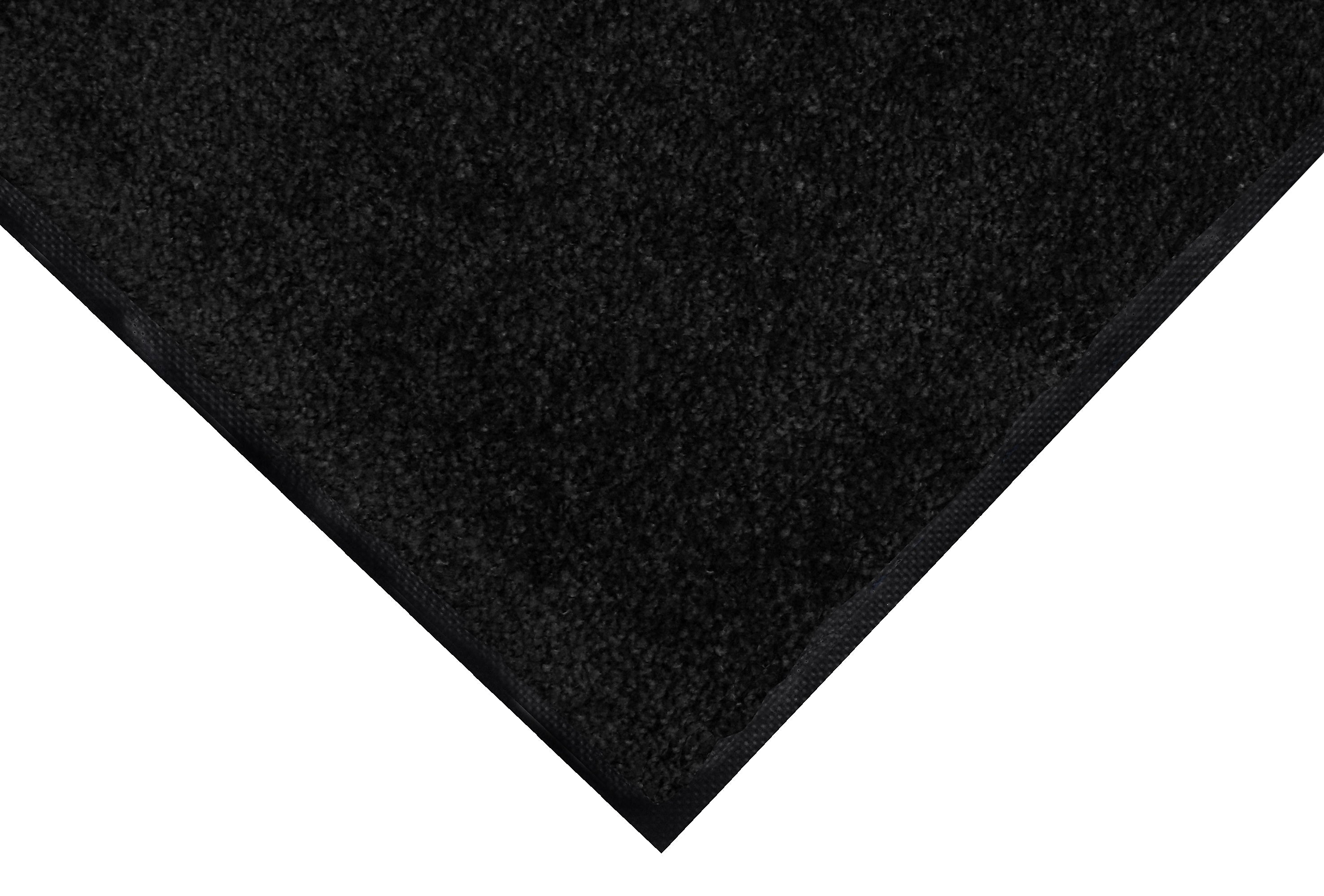 M+A Matting ColorStar Indoor Mat, 3.75' x 5.75', Solid Black (100446540)