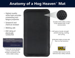 M+A Matting Hog Heaven Scraper Mat, 1.92' x 2.67', Black (423223100)