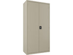 Hirsh 72" Steel Wardrobe Cabinet with 4 Shelves, Putty (22631)
