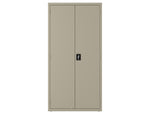Hirsh 72" Steel Wardrobe Cabinet with 4 Shelves, Putty (22631)