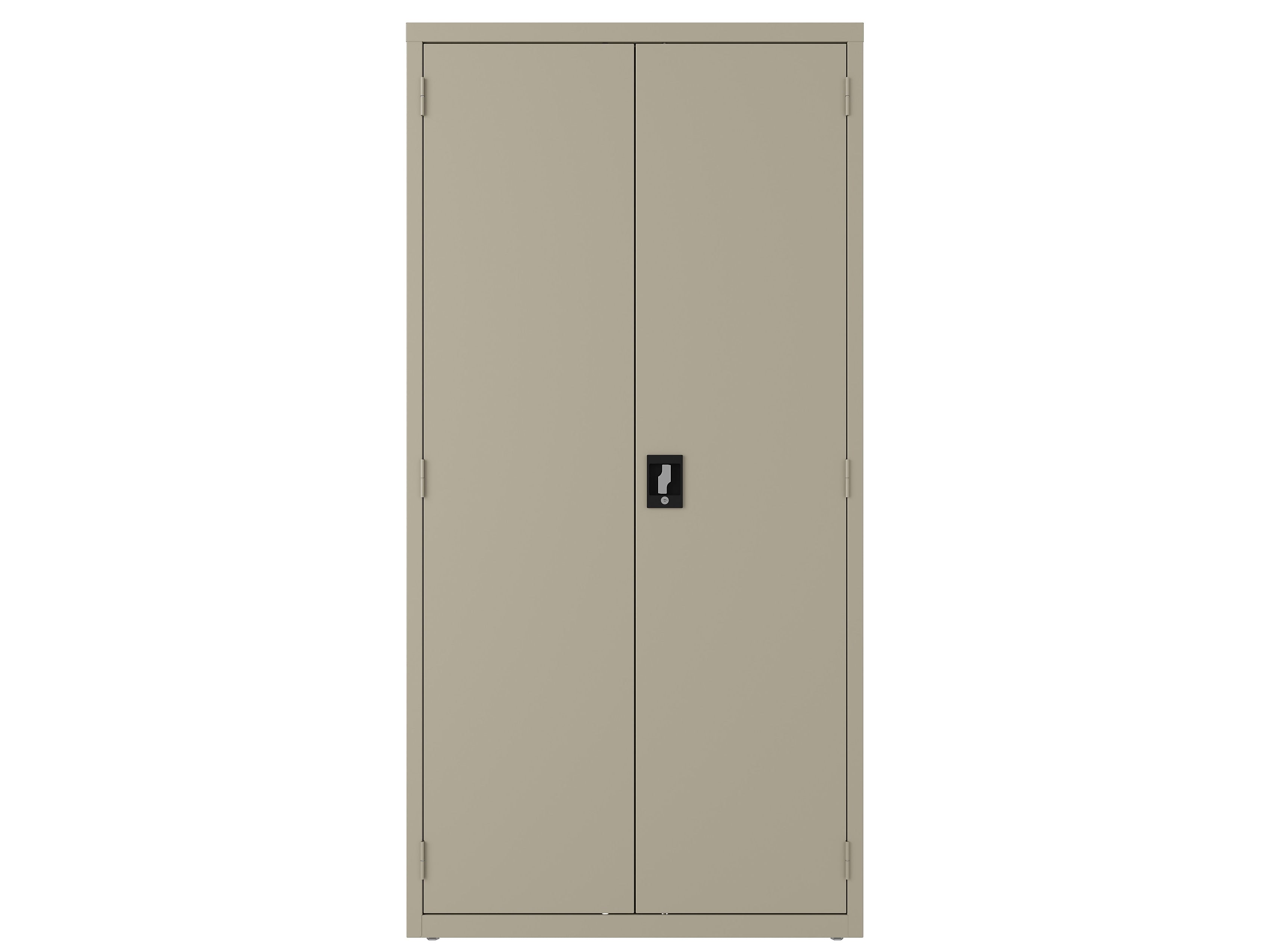Hirsh 72" Steel Wardrobe Cabinet with 4 Shelves, Putty (22631)