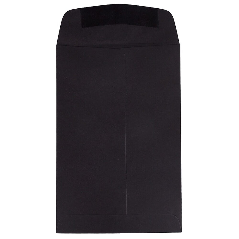 JAM Paper 6" x 9" Open End Catalog Envelopes, Black, 10/Pack (88095B)