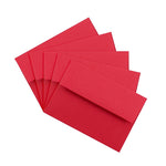 JAM Paper 4Bar A1 Colored Invitation Envelopes, 3.625 x 5.125, Red Recycled, 25/Pack (900927182)