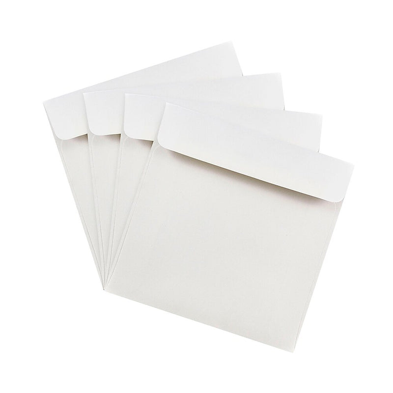 JAM Paper 6 x 6 Square Invitation Envelopes, White, 25/Pack (28416)