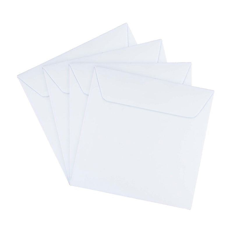 JAM Paper 7.5 x 7.5 Square Invitation Envelopes, White, 25/Pack (28210)