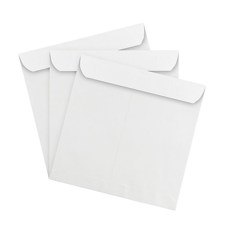 JAM Paper 13 1/2 Square Invitation Envelope, 13 1/2" x 13 1/2", White, 25/Pack (3992323)
