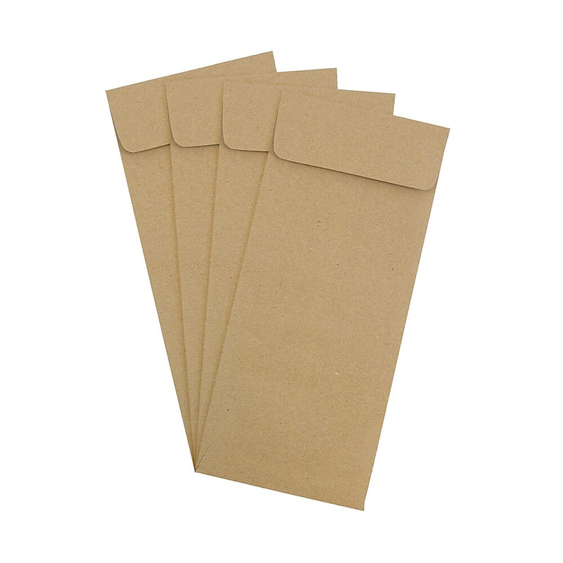 JAM Paper #12 Kraft Policy Business Envelopes, 4.75 x 11, Brown Kraft Paper Bag, Bulk 1000/Carton (2119018862B)