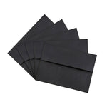 JAM Paper A6 Invitation Envelopes, 4.75 x 6.5, Black Linen, 25/Pack (68999)