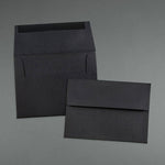 JAM Paper A6 Invitation Envelopes, 4.75 x 6.5, Black Linen, 25/Pack (68999)