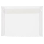 JAM Paper 8.75 x 11.5 Booklet Translucent Vellum Envelopes, Clear, 25/Pack (2851370)