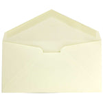 JAM Paper Monarch Strathmore Invitation Envelopes, 3.875 x 7.5, Ivory Wove, 25/Pack (3197718)
