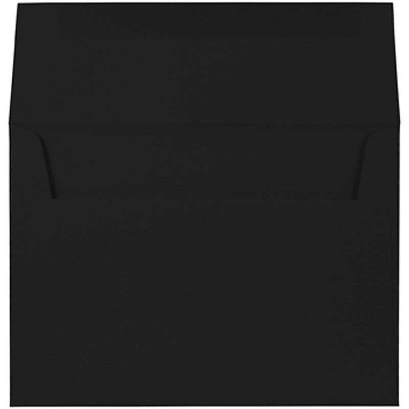 JAM Paper A7 Invitation Envelopes, 5.25 x 7.25, Black, Bulk 1000/Carton (20114913b)
