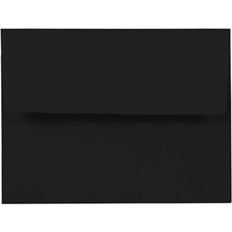 JAM Paper A2 Invitation Envelopes, 4.375 x 5.75, Black, 25/Pack (114914)