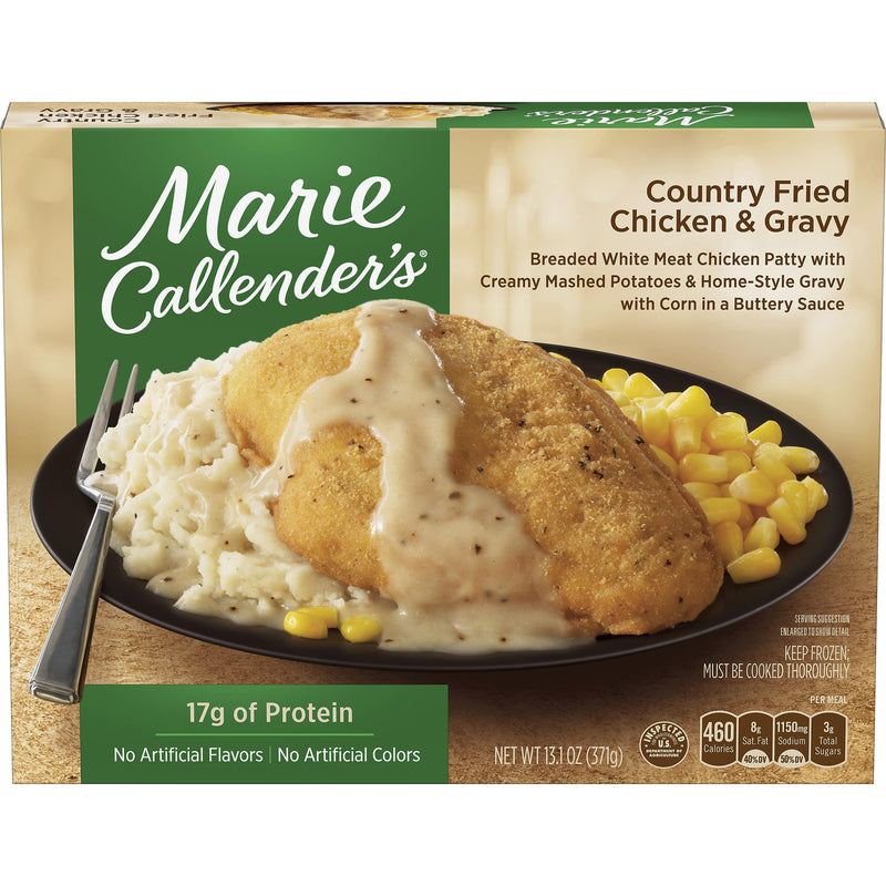 Marie Callenders Country Fried Chicken & Gravy Chicken, 13.1 oz., 5/Pack (903-00169)